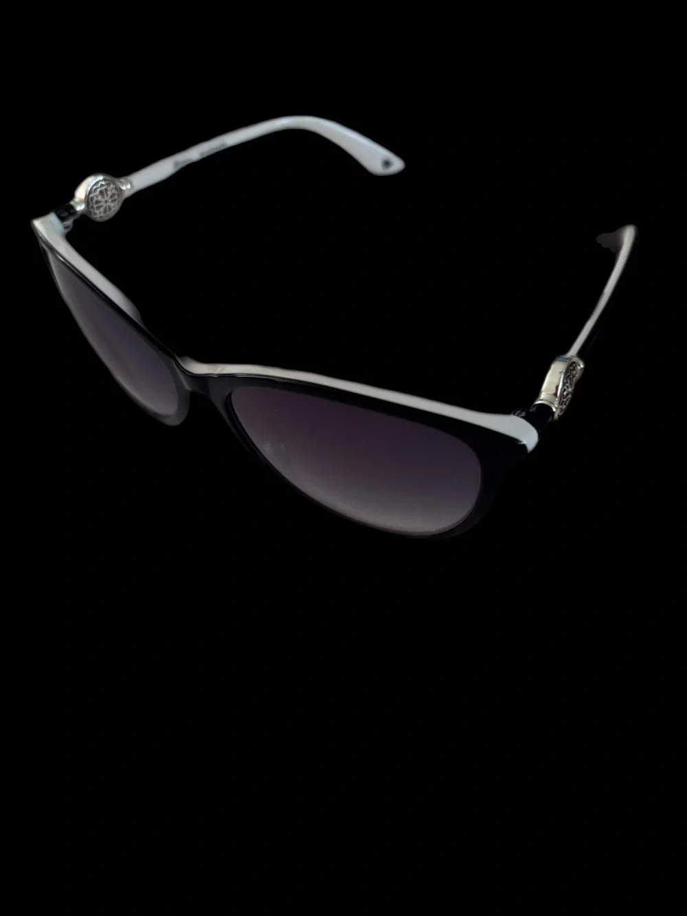 Brighton Ferrara Sunglasses. Make a statement in black and white sunglasses